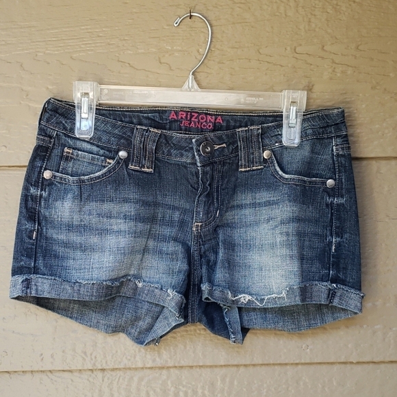 Arizona Jean Company Pants - Arizona cuffed stretch denim jean shorts 5